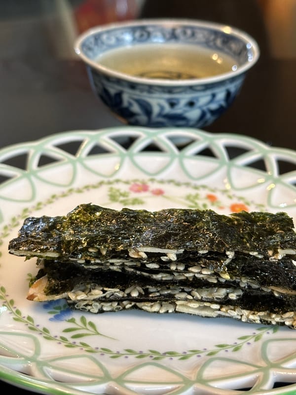 お茶と海苔の極上ペアリング：あなただけの風味茶席をつくろう